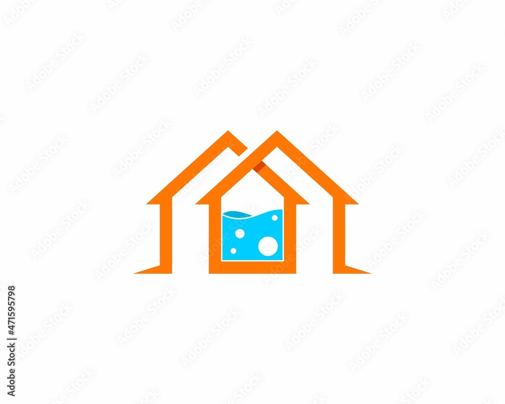 House line with laboratory liquid inside House line with laboratory liquid inside