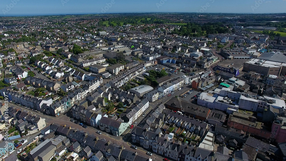Aerial photo of Bangor Marnia County Down Northern Ireland