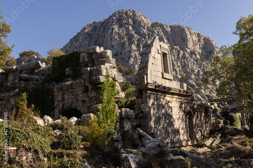 Ruins of an ancient Greek temple