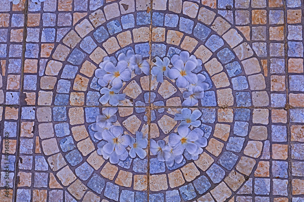 Ceramic tile texture for floor decoration