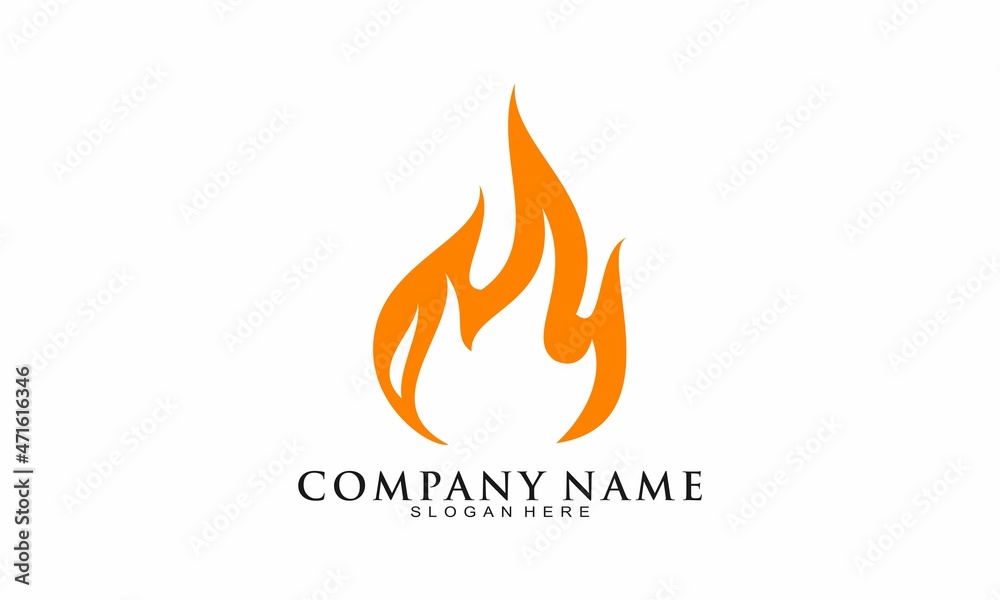 Blaze illustration vector logo