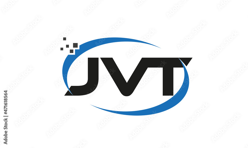 dots or points letter JVT technology logo designs concept vector Template Element dots or points letter JVT technology logo designs concept vector Template Element