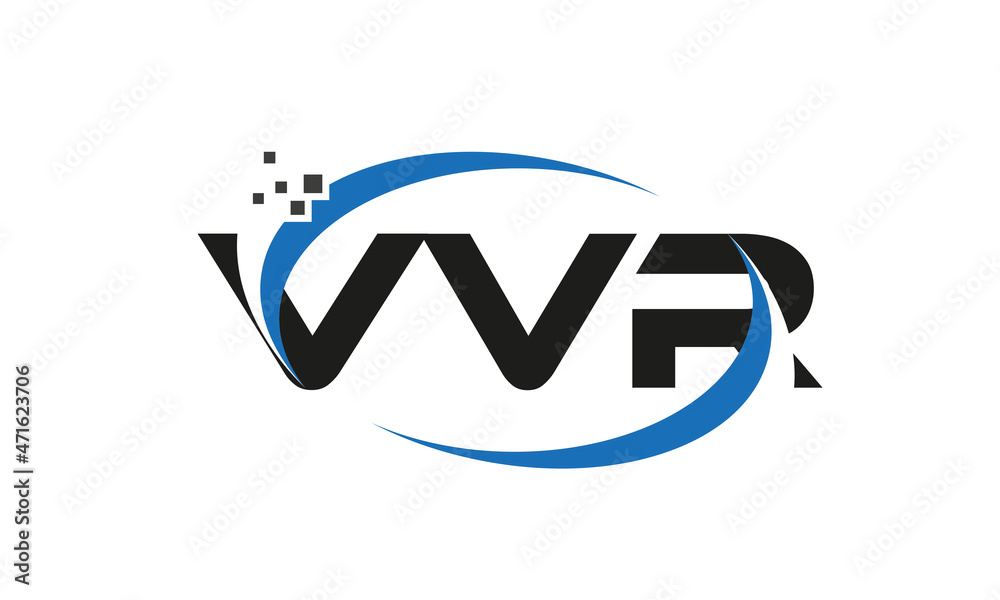 dots or points letter VVR technology logo designs concept vector Template Element dots or points letter VVR technology logo designs concept vector Template Element
