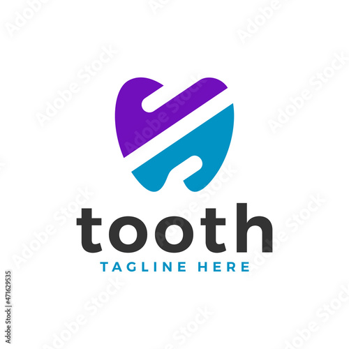 dental health clinic inspiration illustration logo