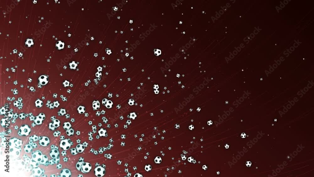Flying SOCCER BALL Animation Background, Rendering, Loop, 4k
Flying SOCCER BALL Animation Background, Rendering, Loop, 4k