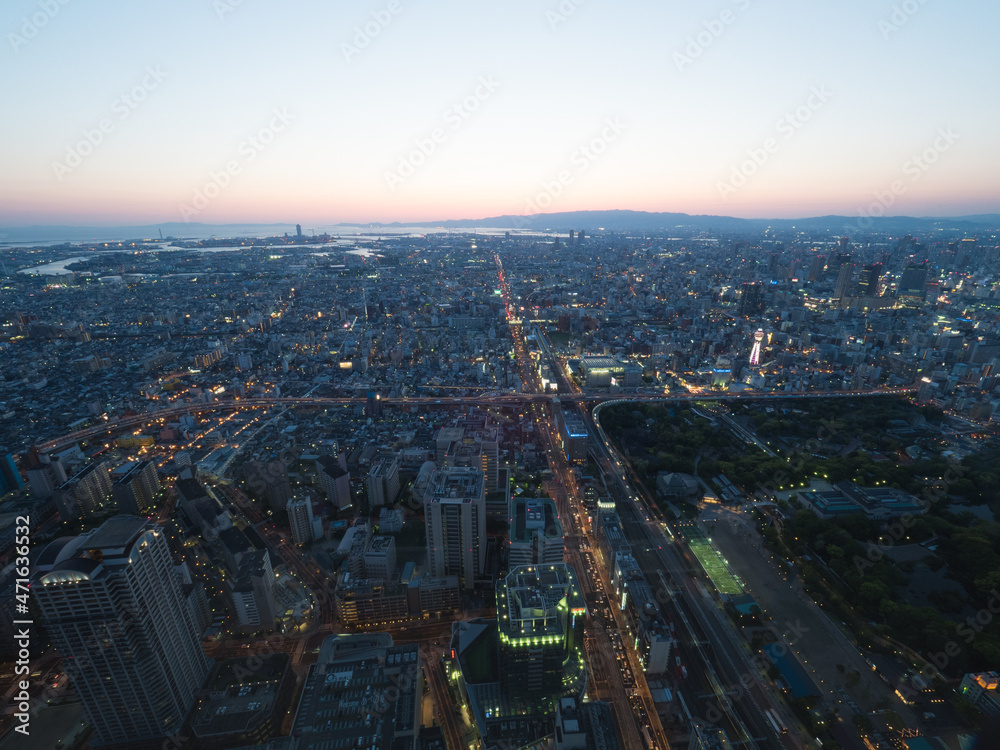 Obraz premium 大阪の夜景