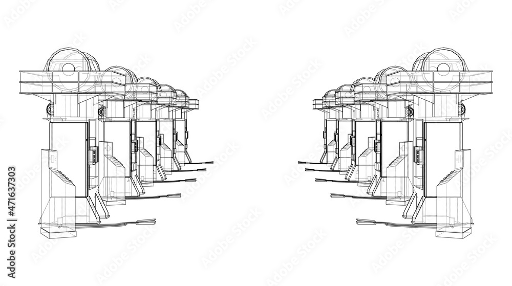 Friction screw press concept outline