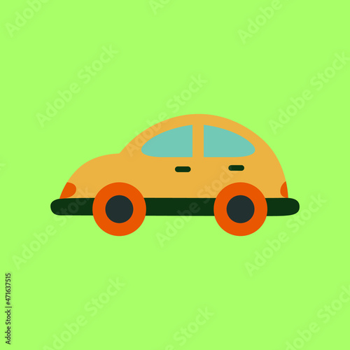 Car Toys Cartoon Flat Vector
