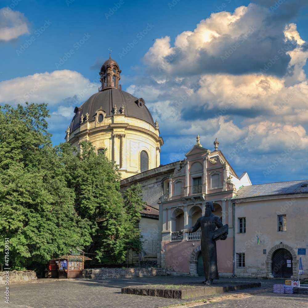 The old town in Lviv, Ukraine