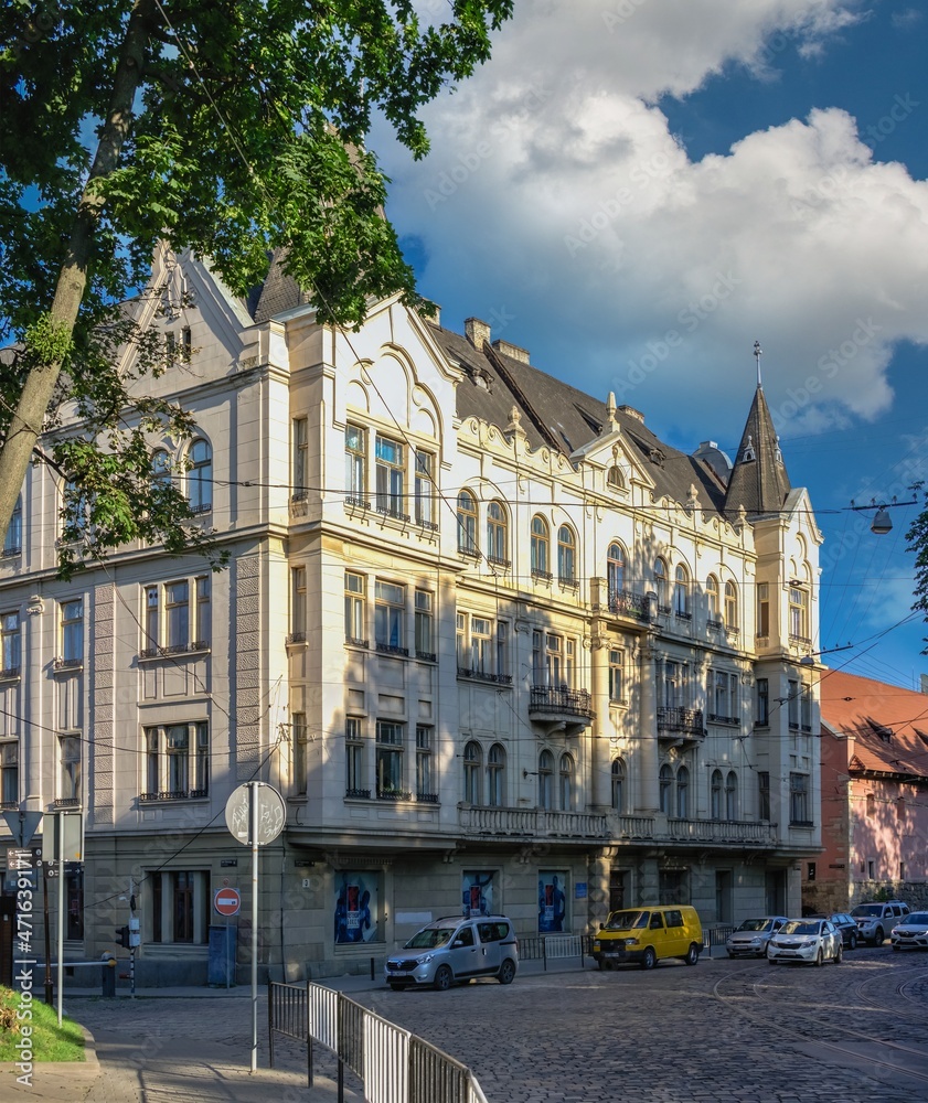 The old town in Lviv, Ukraine