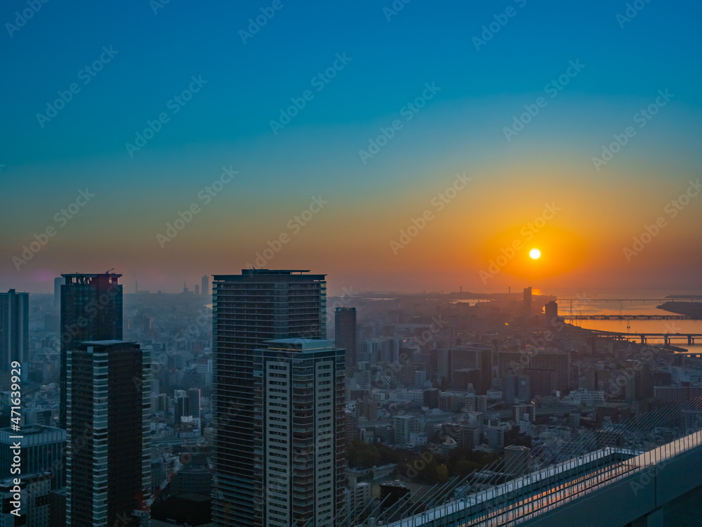 【大阪梅田】高層階から見渡す都会の景色