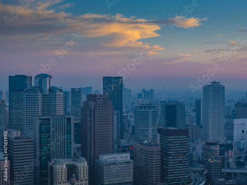 【大阪梅田】高層階から見渡す都会の景色 © AKI