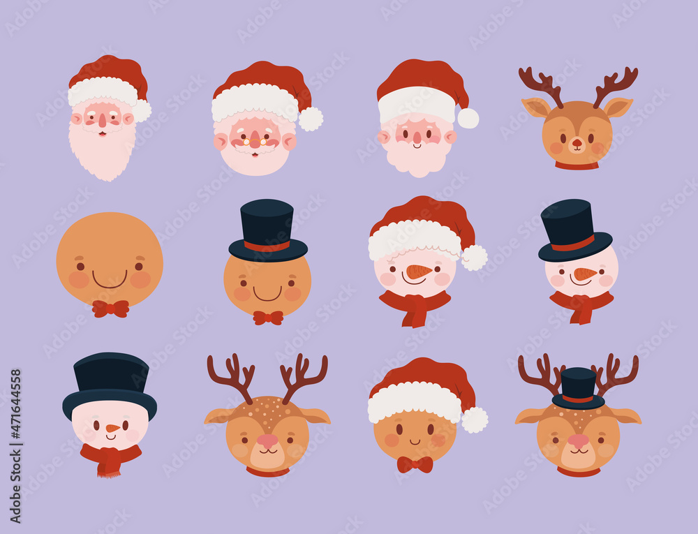 twelve christmas characters twelve christmas characters