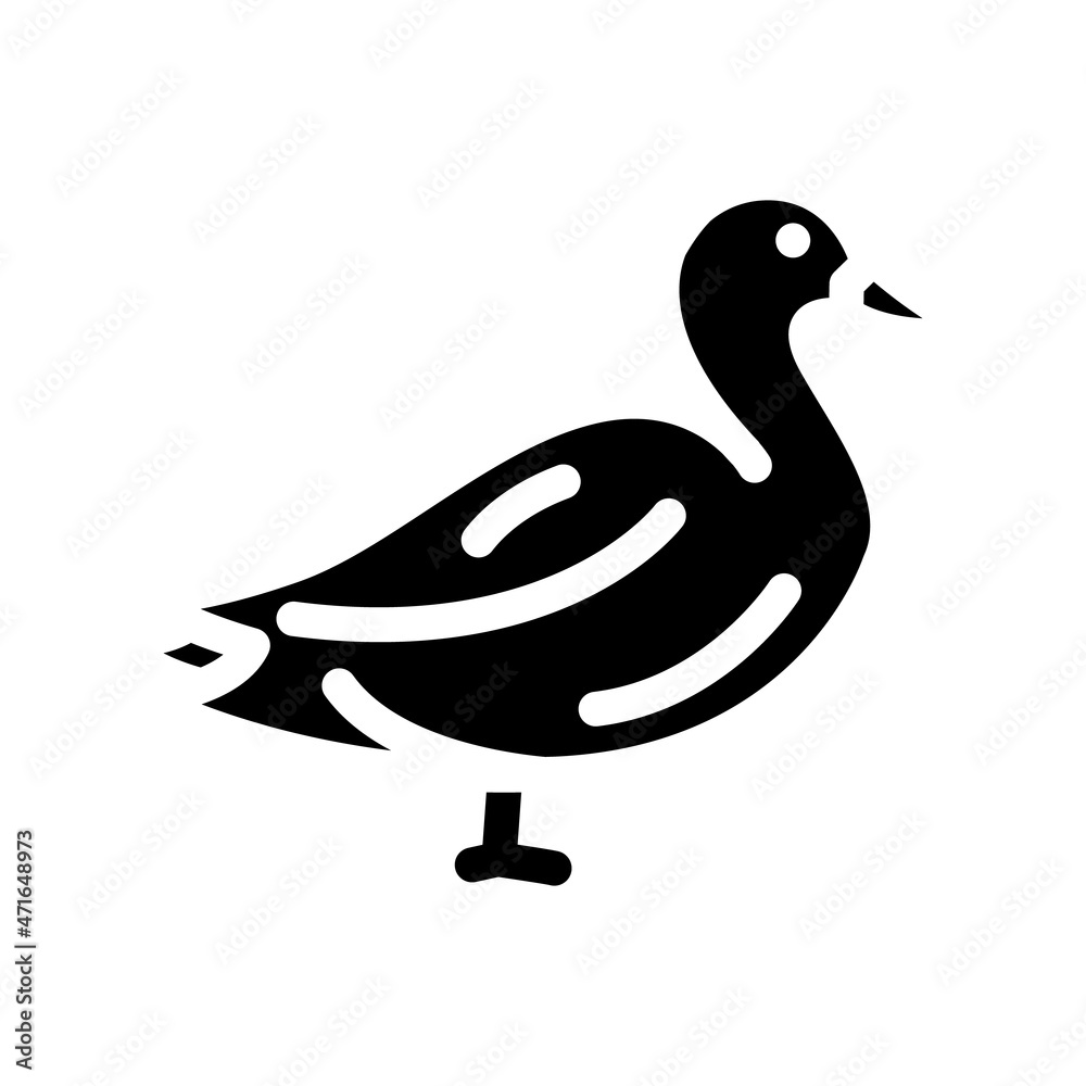 duck farm bird glyph icon vector. duck farm bird sign. isolated contour symbol black illustration duck farm bird glyph icon vector. duck farm bird sign. isolated contour symbol black illustration