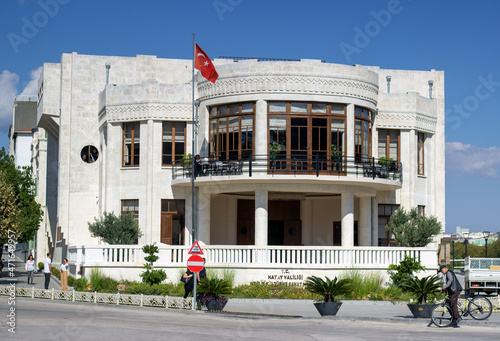 Traditional Hatay Governor's building office. Antakya, Hatay, Turkey, 24 October 2021. photo