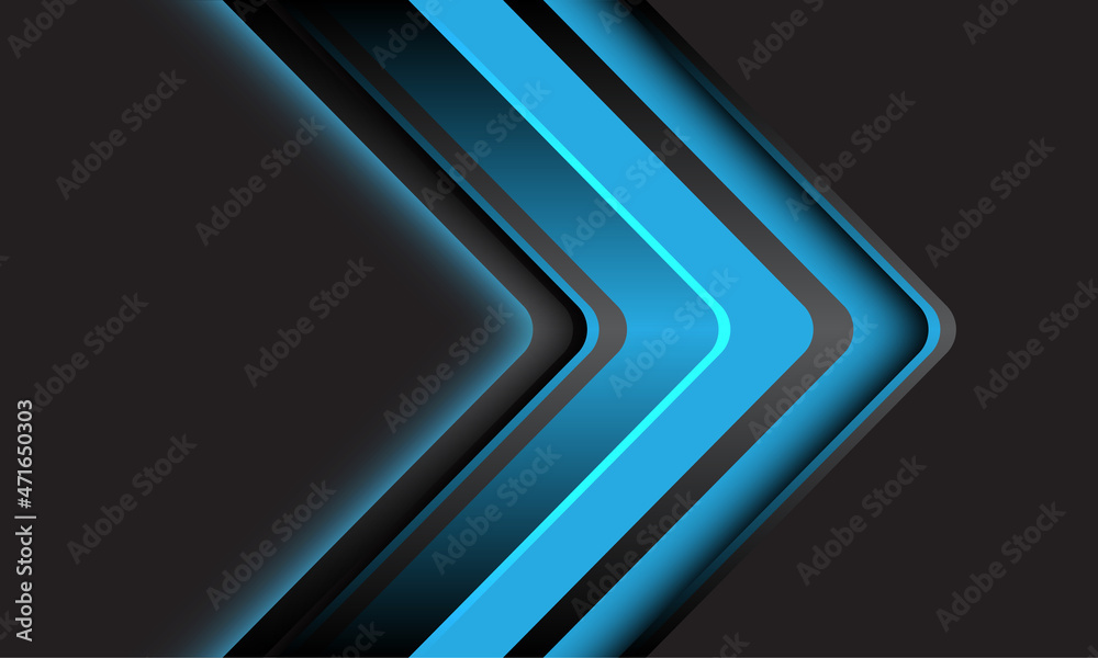 Abstract blue grey metallic shadow arrow direction design modern technology futuristic background vector Abstract blue grey metallic shadow arrow direction design modern technology futuristic background vector