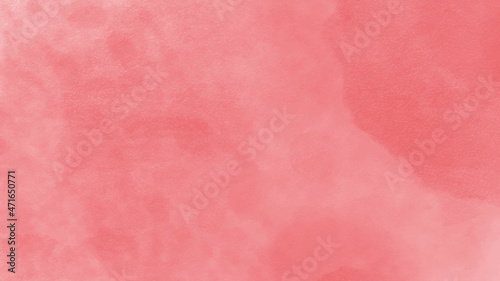 Rustic pink blush concrete cement wall with darker and lighter areas to use as a background or banner. pink paper texture watercolor background painting with abstract fringe and bleed paint drips and 