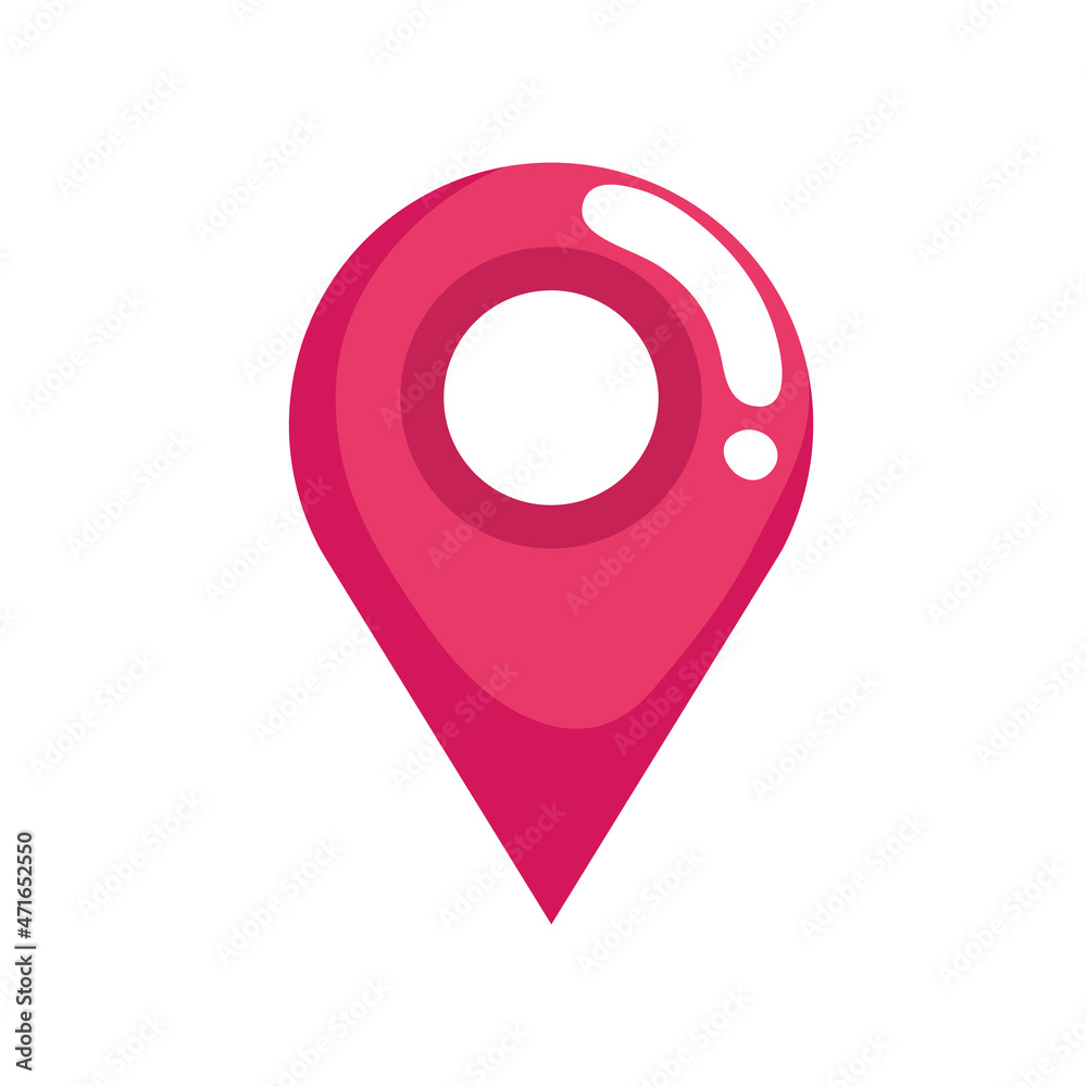 red pin location