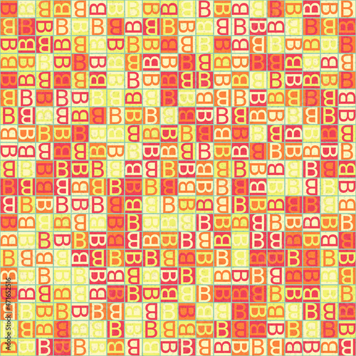 Abstract Geometric Pattern generative computational art illustration