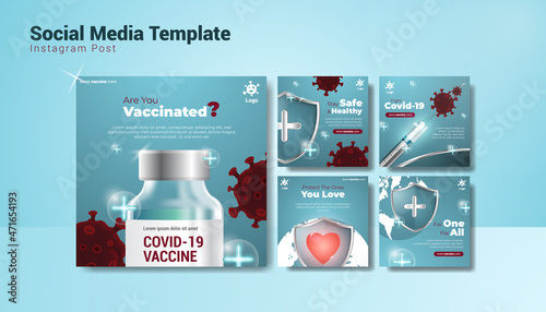 Covid-19 Vaccination Social Media Stories Template