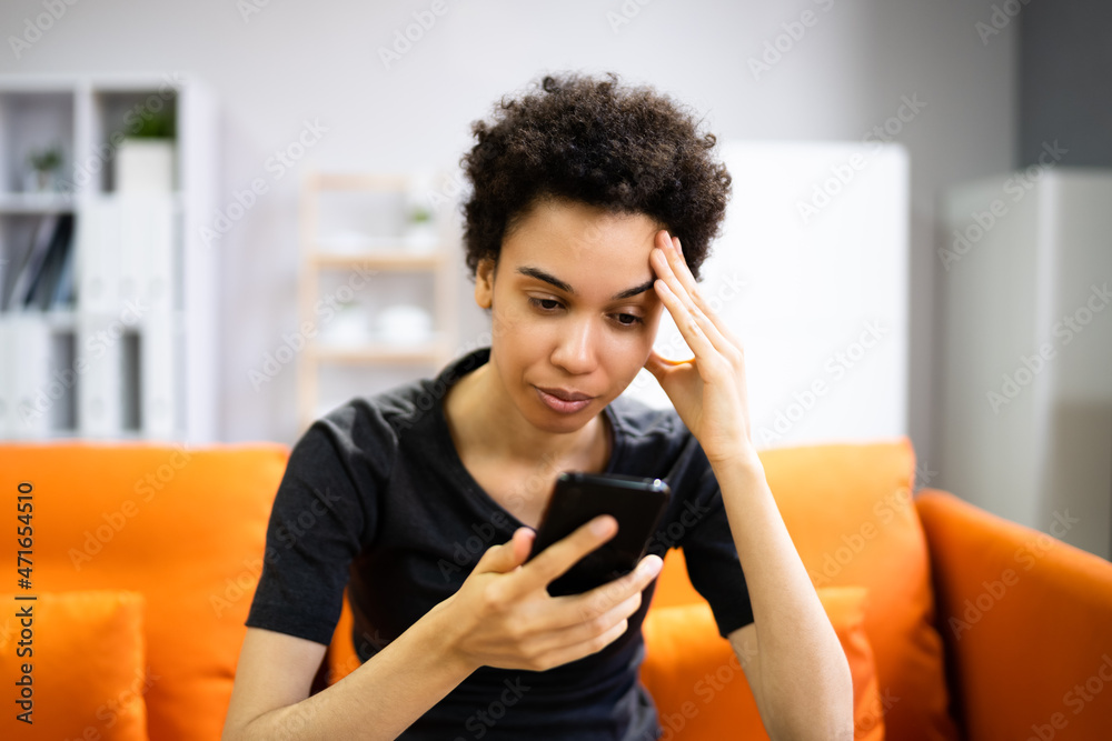Confused Millennial Lady Sitting With Depression Confused Millennial Lady Sitting With Depression