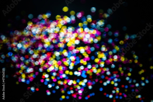 glittering shine bulbs lights background. abstract blurred of bl