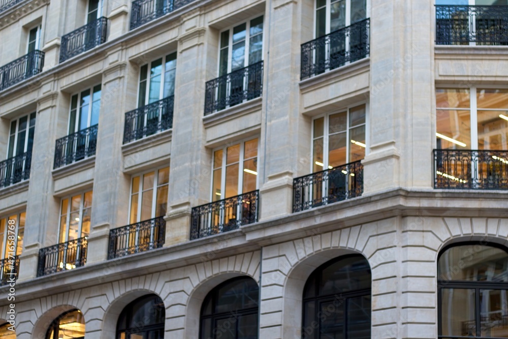 Fototapeta premium the facade of the building