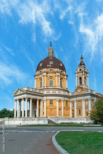 beautiful Basilica di Superga in Turin photo