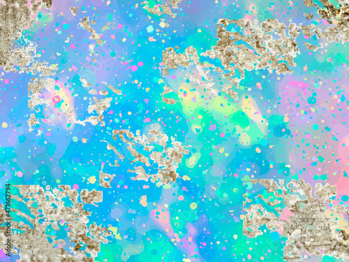 Opal gemstone background. Simulated glitter on faux iridescent opal texture . Trendy Vector template for holiday designs, invitation, card, wedding