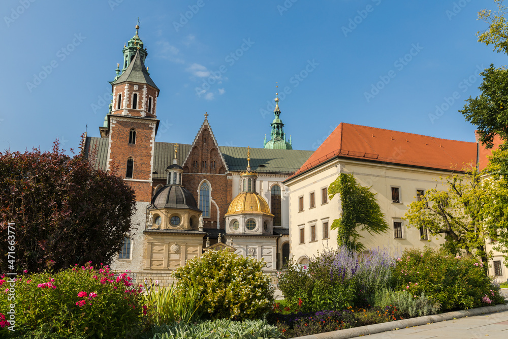 Sigismund's Chapel at the Wawel Castle in Krakow. Poland.