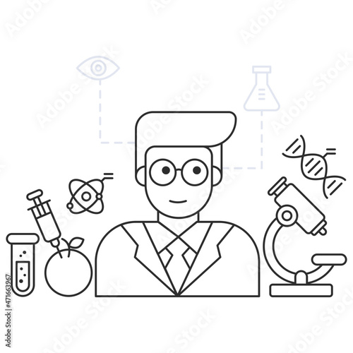 a unique illustration of biotechnology
