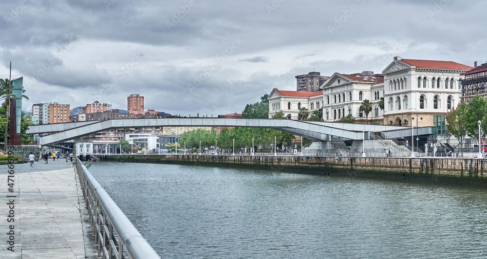 Bridge over the Ria de Bilbao