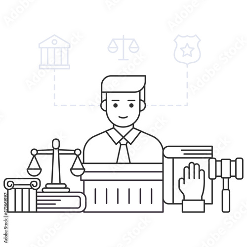 A perfect design illustration of witness