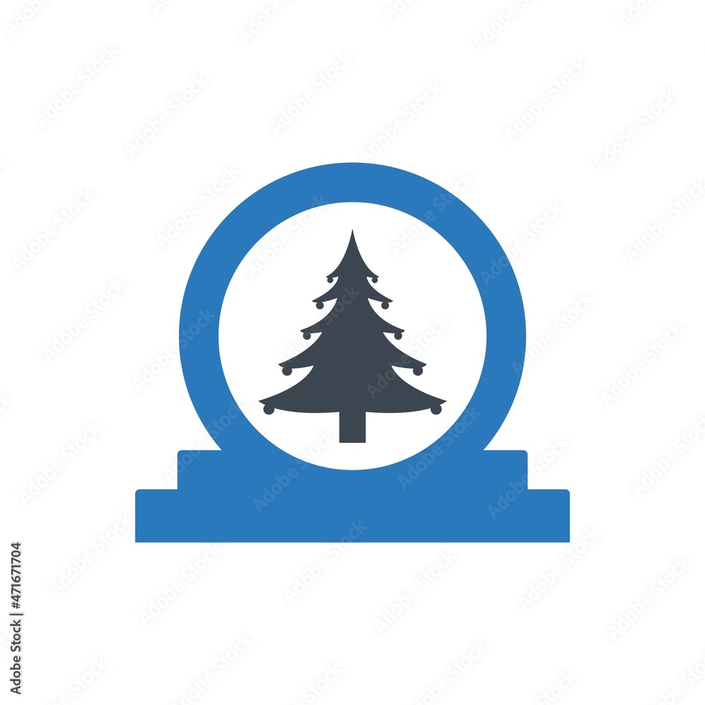 Snow globe icon( vector illustration ) Snow globe icon( vector illustration )