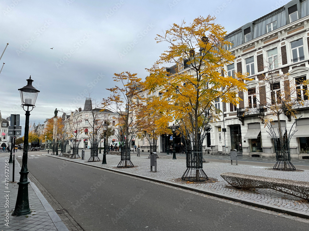 Obraz premium Autumn downtown Maastricht