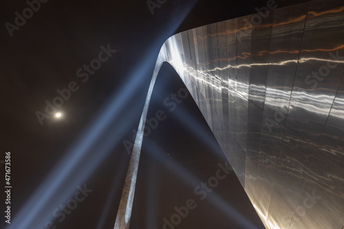 St Louis Arch at Night photo