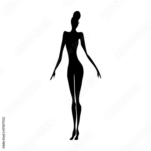 girl black silhouette