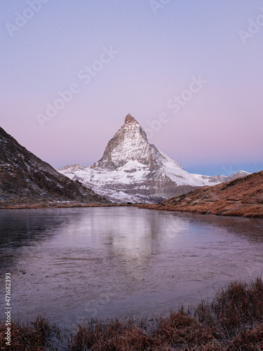 Matterhorn Zermatt Schweiz Sonnenaufgang