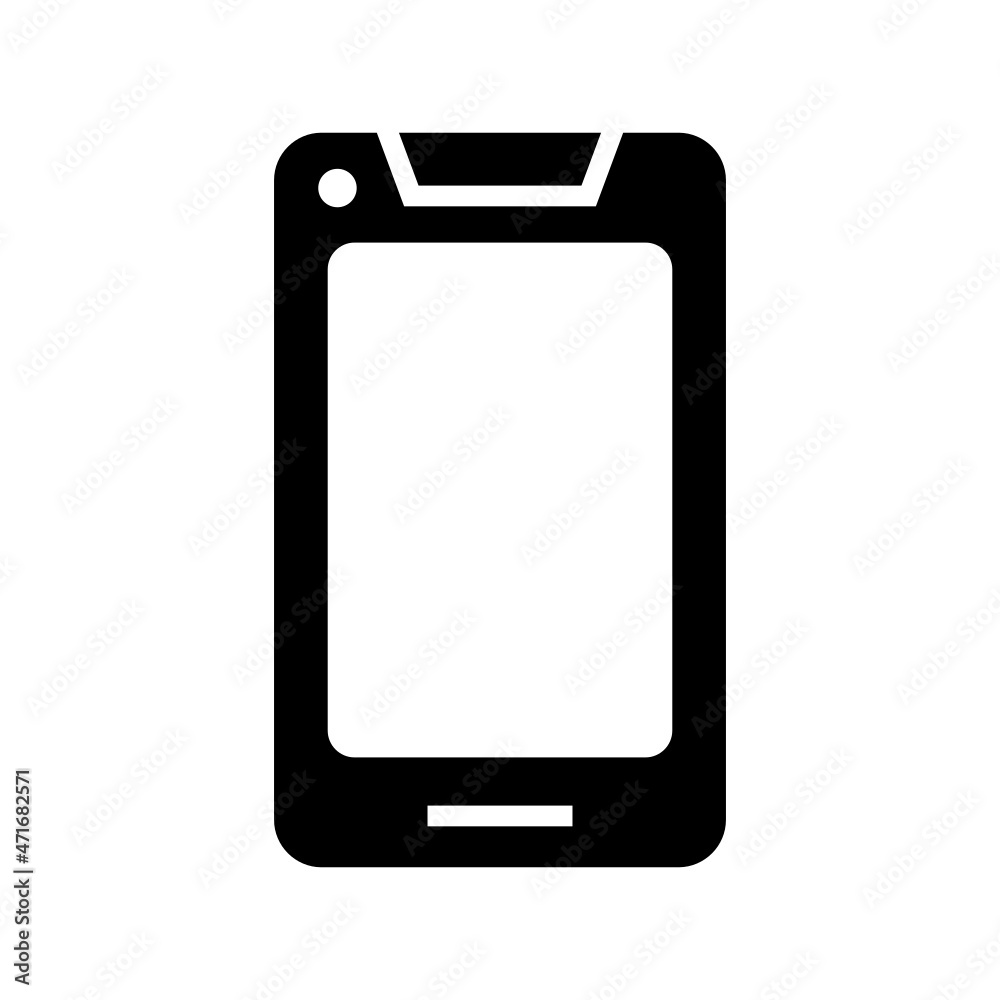 Smartphone icon isolated on white background Smartphone icon isolated on white background