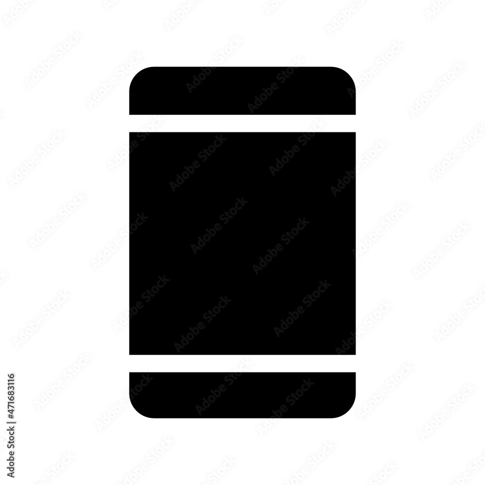 Smartphone icon isolated on white background Smartphone icon isolated on white background