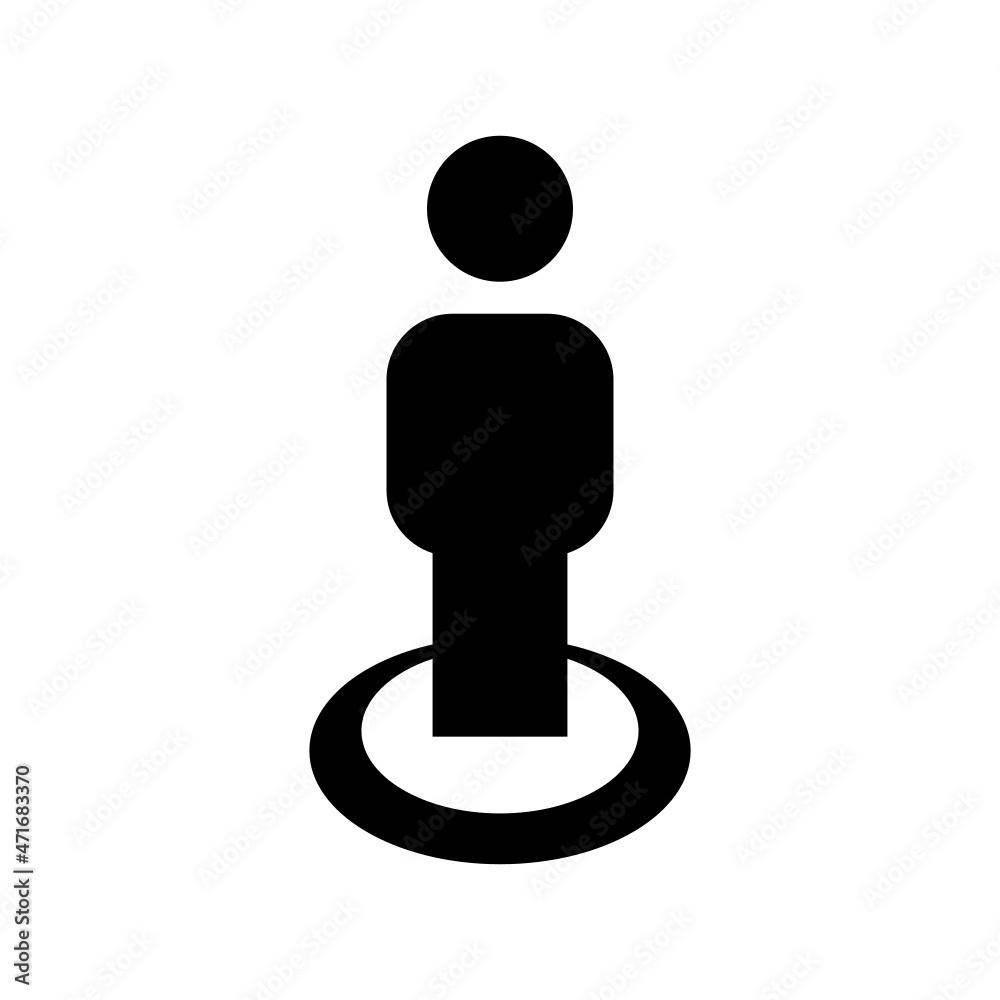 Street View icon isolated on white background Street View icon isolated on white background