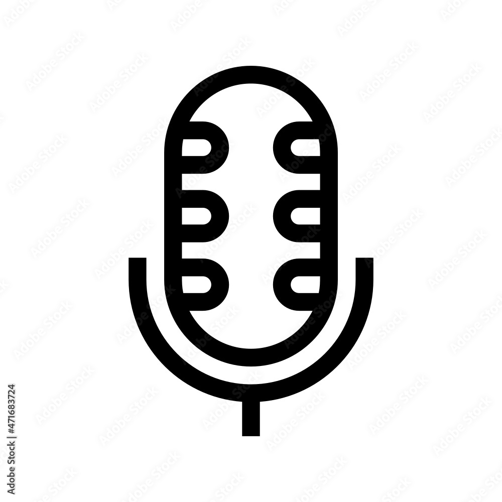 Voice icon isolated on white background Voice icon isolated on white background