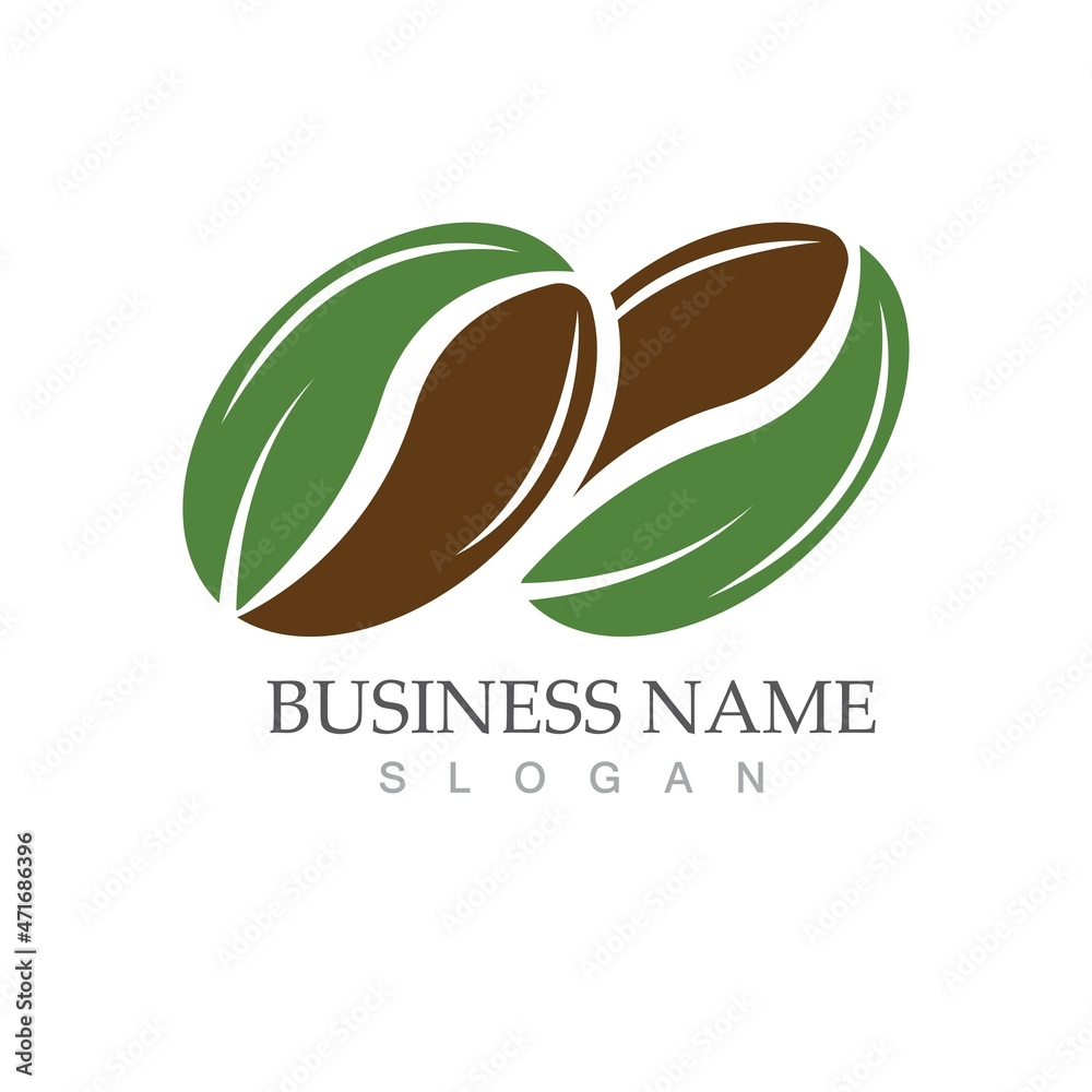 coffee bean icon vector coffee bean icon vector