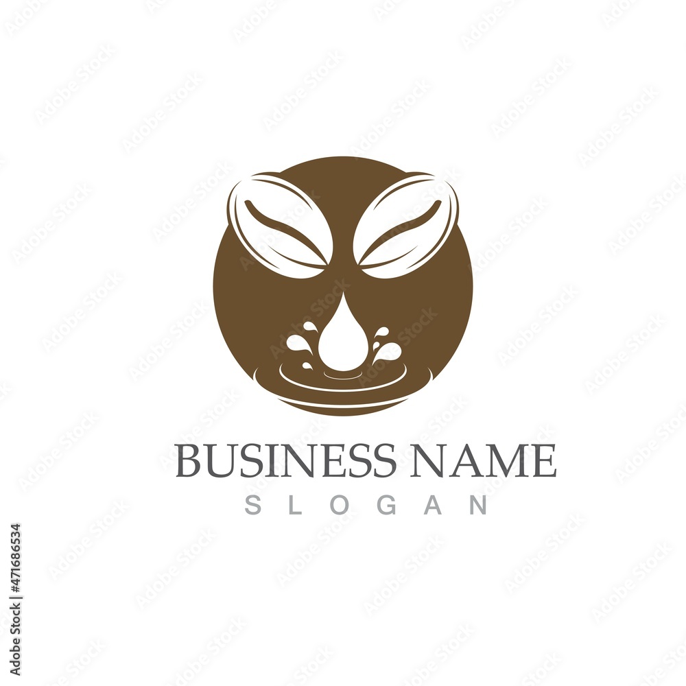 coffee bean icon vector coffee bean icon vector