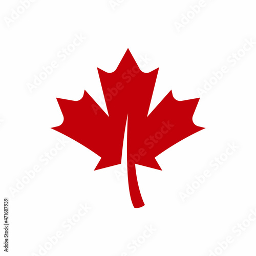 maple leaf vector icon