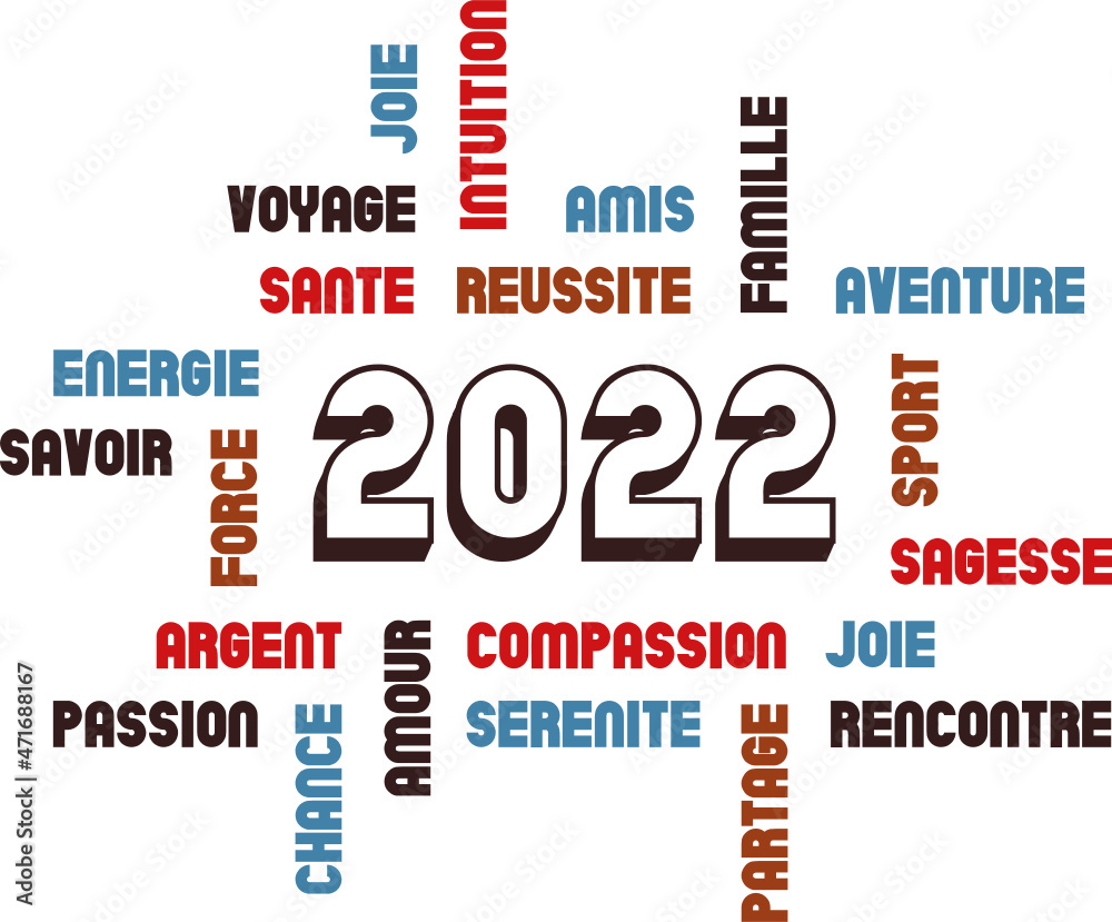 Voeux colorés, nouvelle année 2022, bonnes résolutions, souhaits, couleurs, réussite, santé, famille, rencontre, voyage, force, argent, réussite, amis, illustration, vecteurs, ressources graphiques Voeux colorés, nouvelle année 2022, bonnes résolutions, souhaits, couleurs, réussite, santé, famille, rencontre, voyage, force, argent, réussite, amis, illustration, vecteurs, ressources graphiques