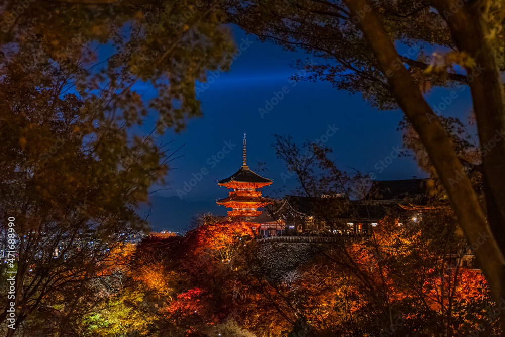 清水寺ライトアップ 清水寺ライトアップ