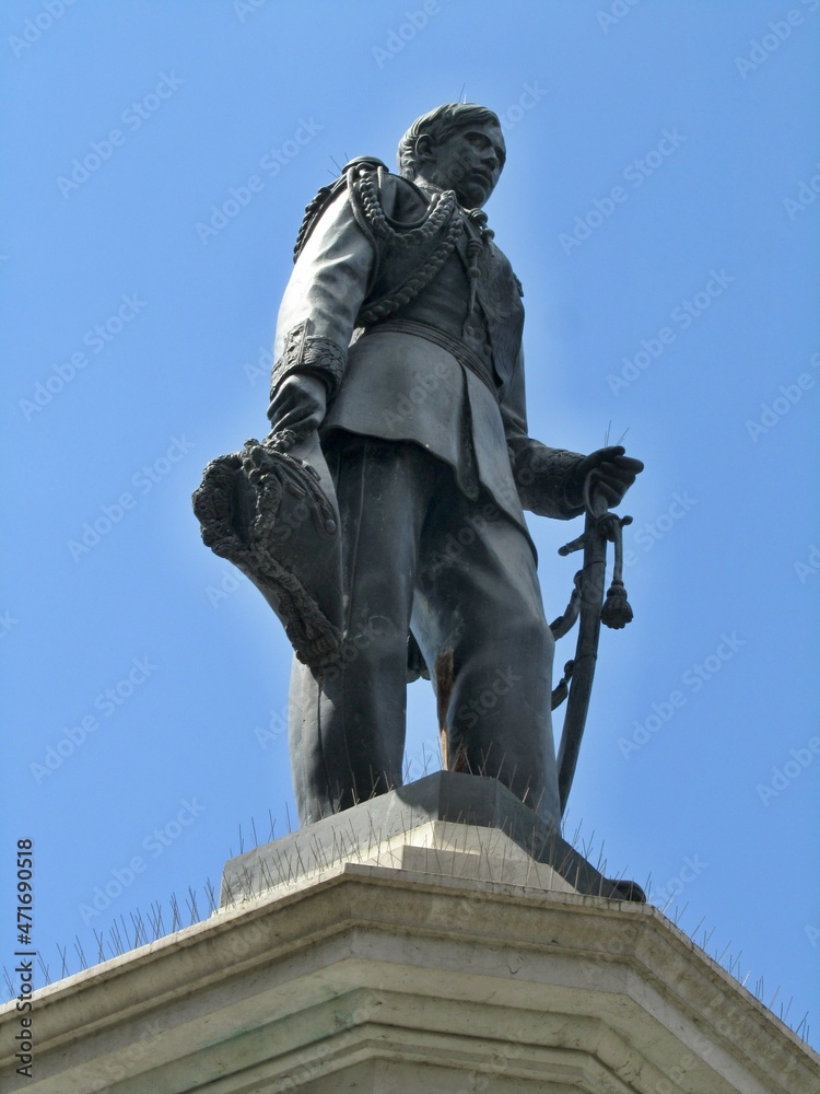 Statue of King Pedro V in Porto - Portugal 