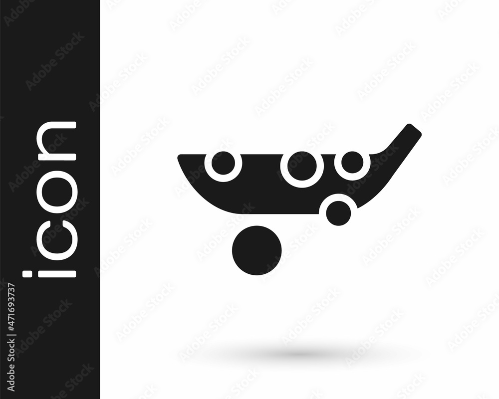 Black Peas icon isolated on white background. Vector Black Peas icon isolated on white background. Vector