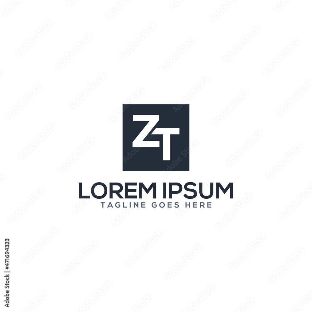 letter mark ZT logo template | ZT letter logo vector free stock design letter mark ZT logo template | ZT letter logo vector free stock design